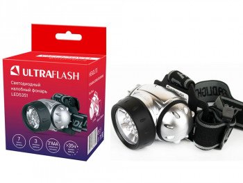 Фонарь налобный на батарейках Ultraflash LED5351