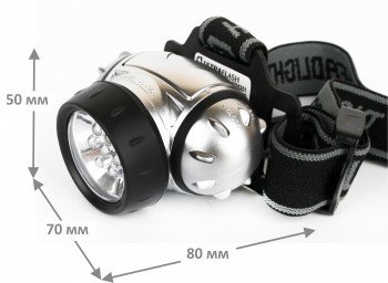 Фонарь налобный на батарейках Ultraflash LED5351