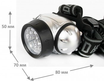 Фонарь налобный на батарейках Ultraflash LED5353