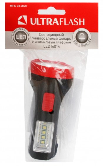 Фонарь ручной на батарейках Ultraflash LED16014