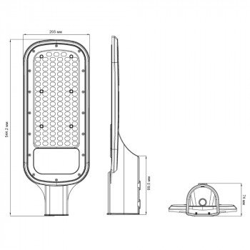 Уличный светильник Ultraflash THL-1015, 150 Вт., 5000К.