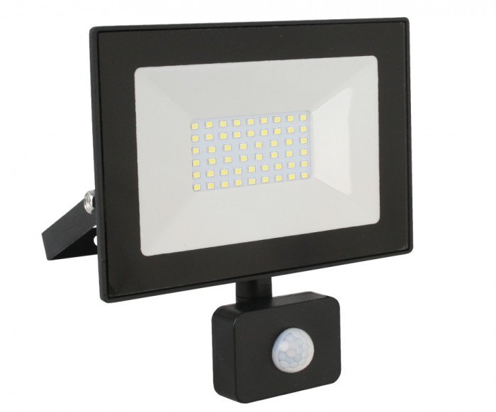 Прожектор Ultraflash LFL-3002S с датчиком, 30 Вт., 6500К