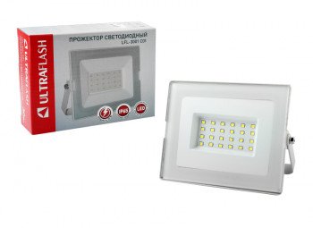 Прожектор Ultraflash LFL-3001 C01, 30 Вт., 6500К
