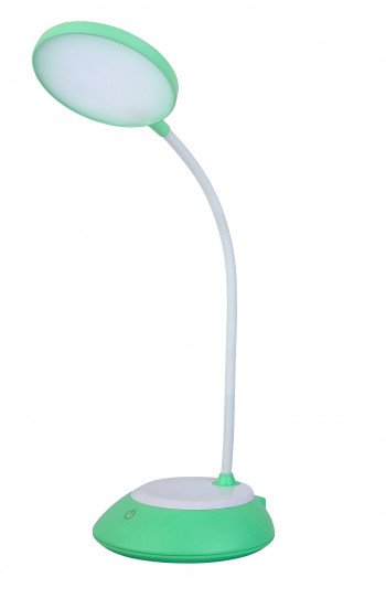 (пустой) Ultraflash UF-744 C05 зеленый (Led, светильник настольный, 6Вт, 3 цвет.темп., димм., аккум.)