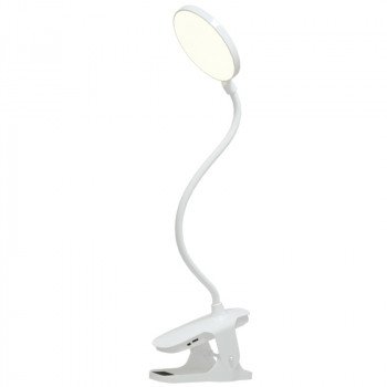 (пустой) Ultraflash UF-747  C01 белый (Led, светильник настольный, 6Вт, 6000K, 3 ур.яркости)